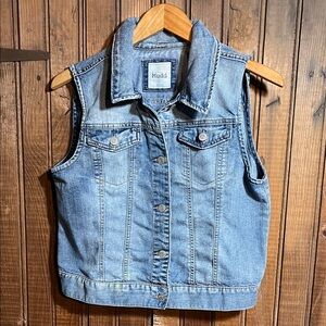 Mudd Light Blue Denim Vest